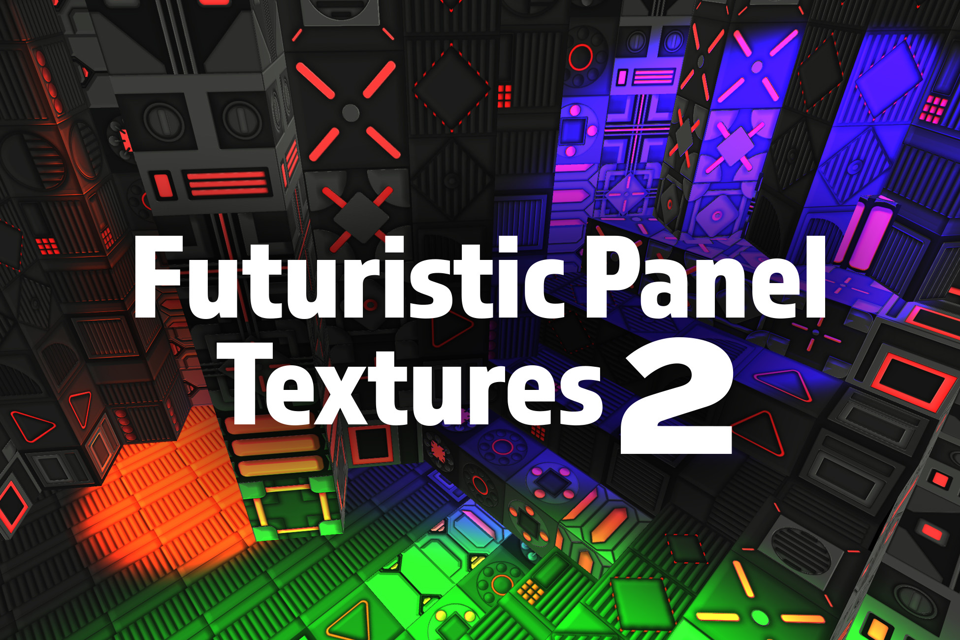 Unity Panel Textures Futuristic Panel Textures 2 | 2D Textures & Materials | Unity Asset Store