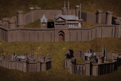 Build - Castle Walls Series Cinder Bastion N1