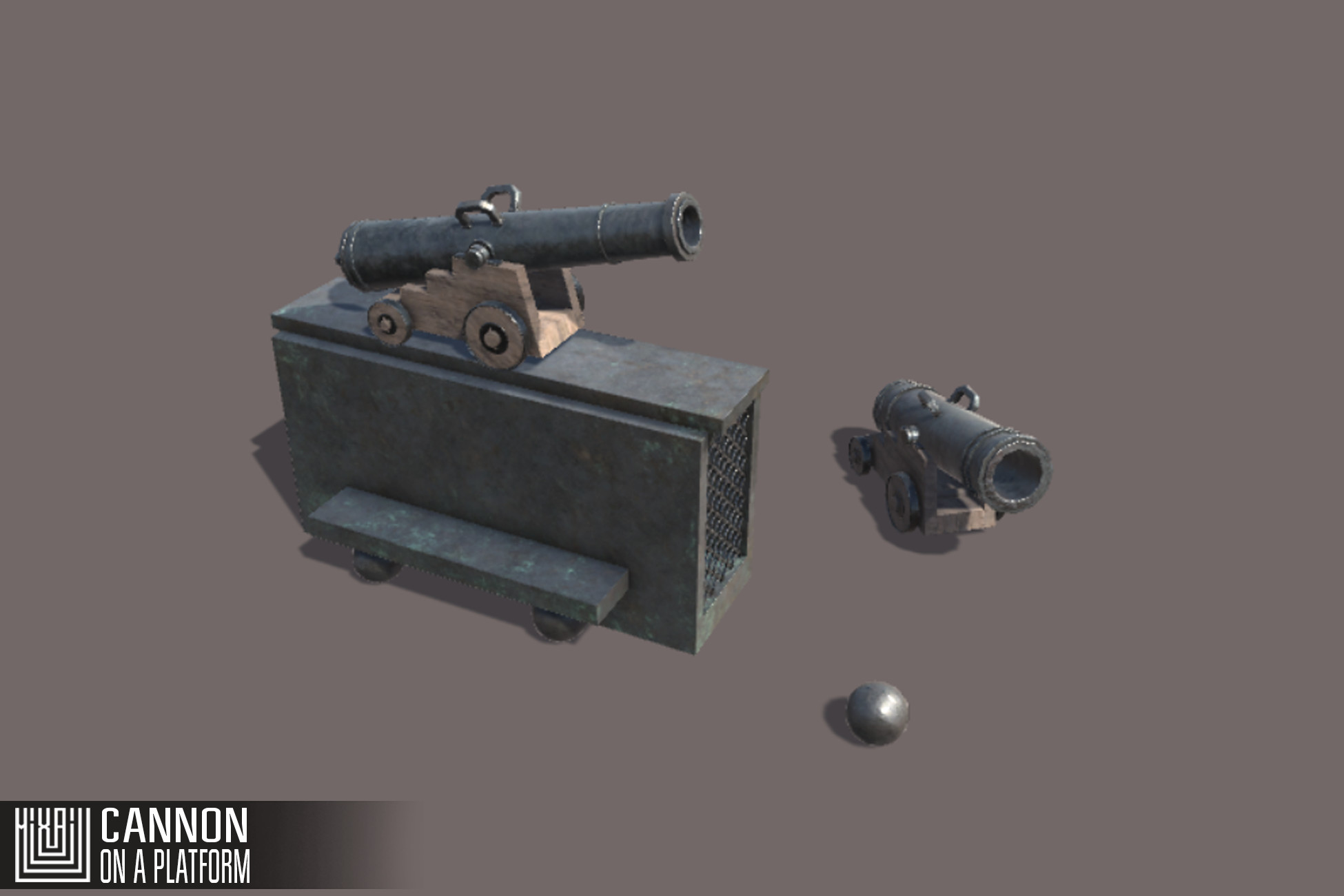 Cannon on a Platform