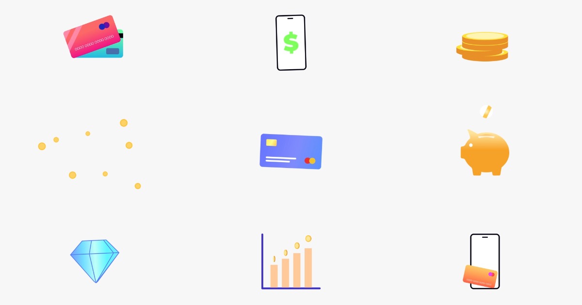 Modern Finance Icons (11.06.25) | 2D 텍스처 및 소재 | Unity Asset Store