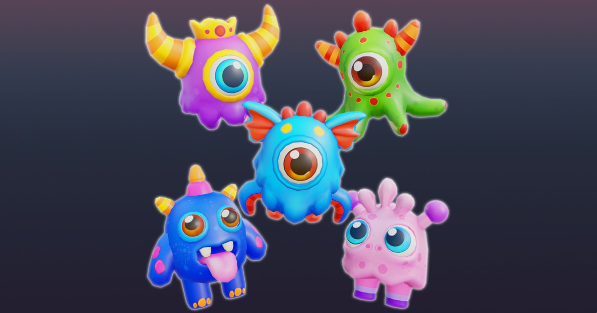 Monster 3D Model Pack | 3D Creatures | Unity Asset Store