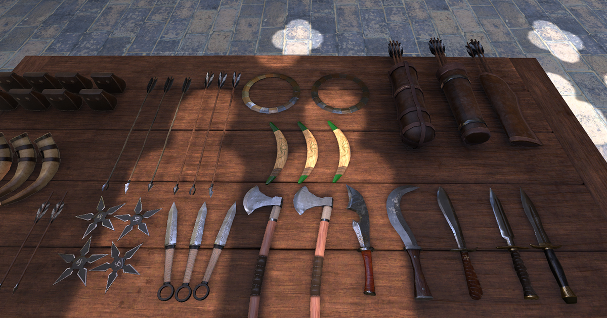 25 Fantasy Ranger Weapons | 3D Weapons | Unity Asset Store