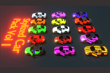 Stylized Car Pack Vol 1