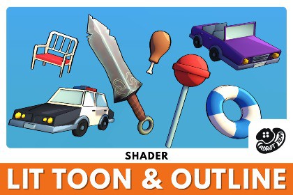 Lit Toon and Outline Shader