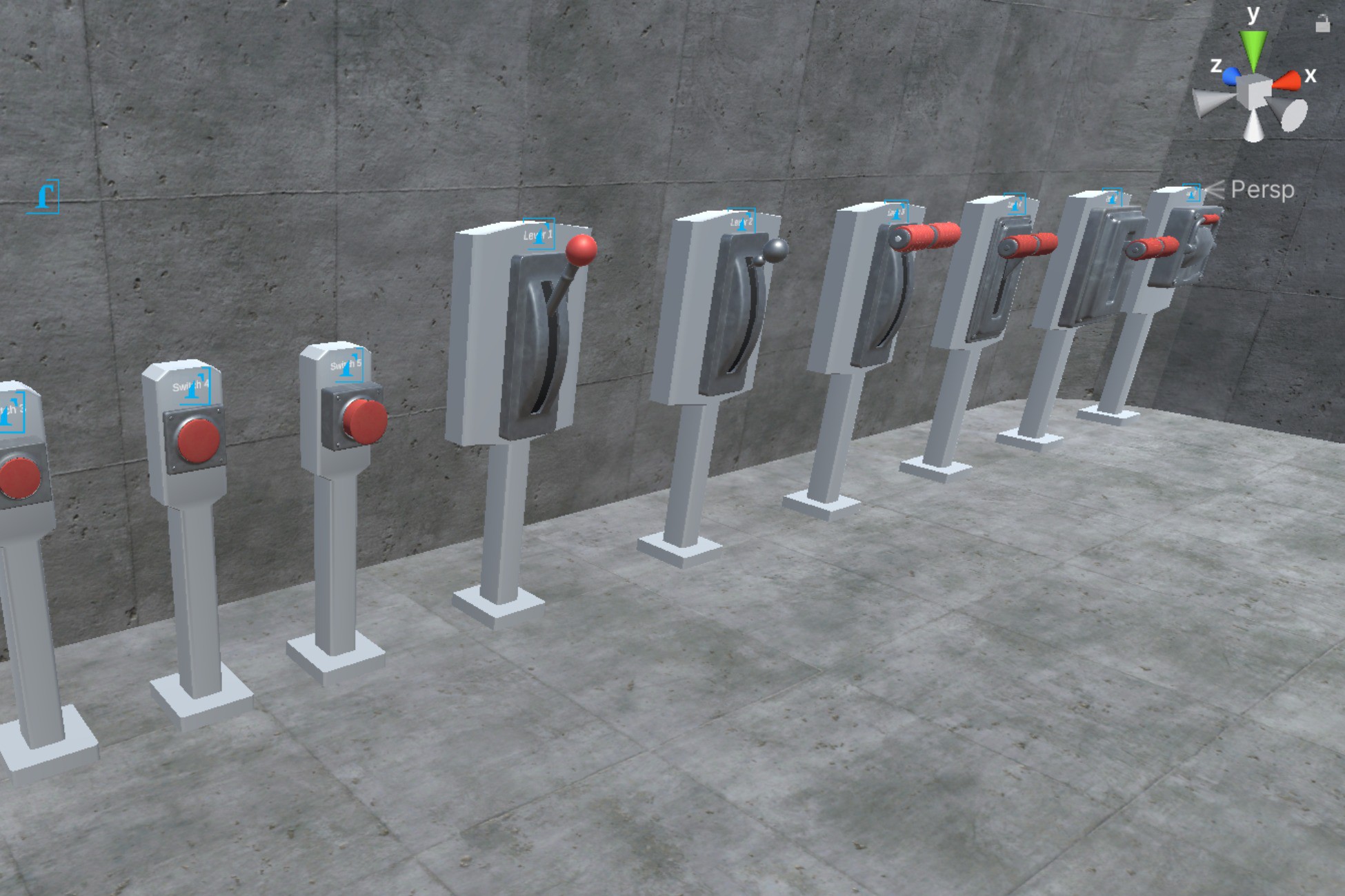 Unity Switch Ramp Switches and Levers | 3D Props | Unity Asset Store