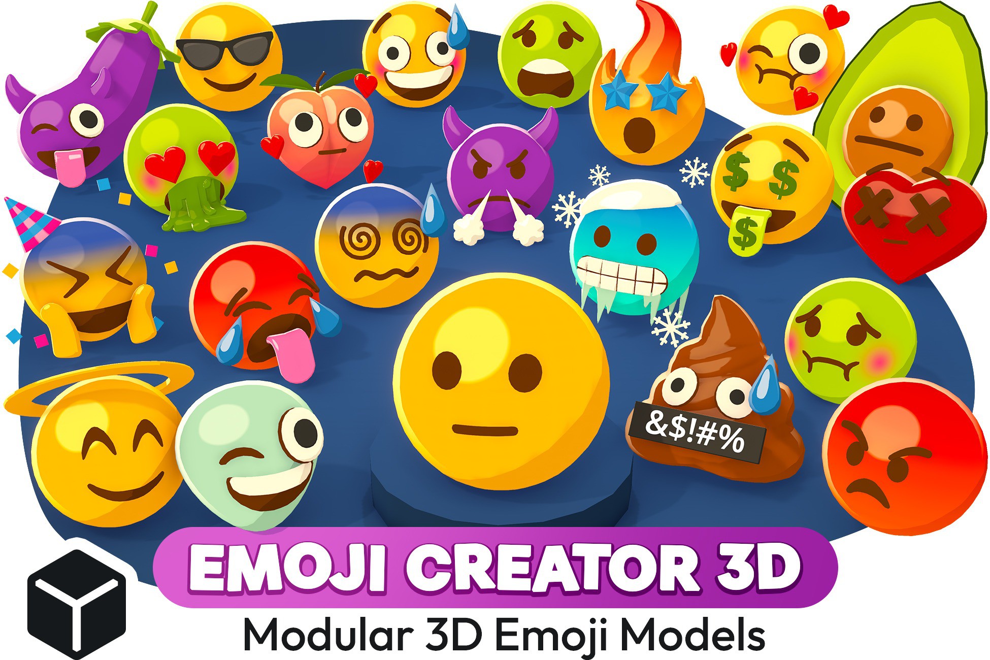 Emoji Creator 3D | 3D Characters | Unity Asset Store