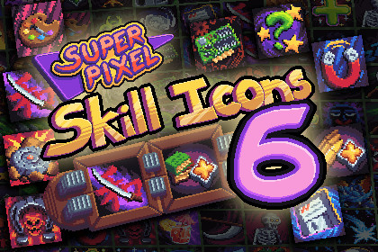 Super Pixel Skill Icons Pack 6