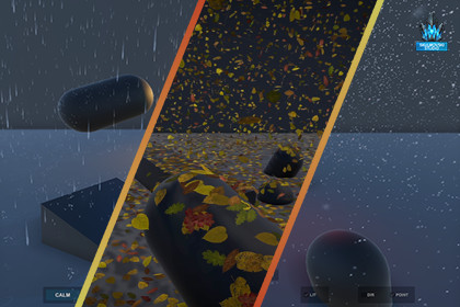 Dynamic Weather Pack · Rain, Snow & Leaves VFX Graph Systems