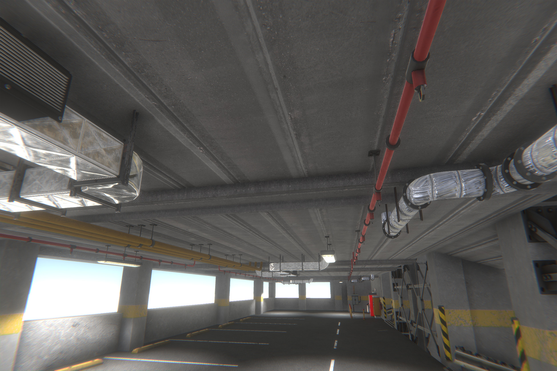 Parking-Garage | 3D Industrial | Unity Asset Store
