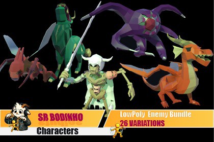 LowPoly Enemy Bundle