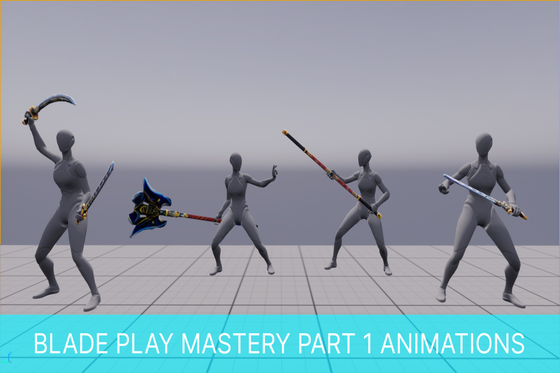 Blade Play Mastery 1 | 3D Animations | Unity Asset Store