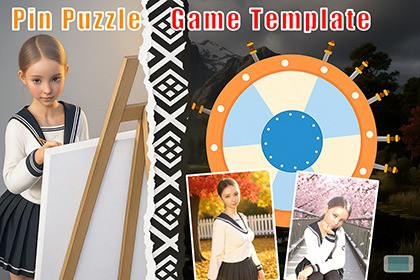 Pin Puzzle Game Template