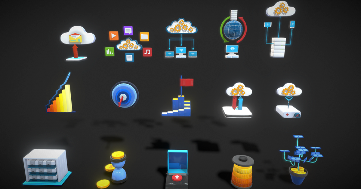 3D Button Collections8 | 3D GUI | Unity Asset Store