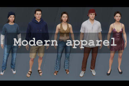 Character Customizer Modern Clothes Pack