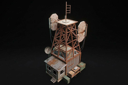 Post-Apocalyptic Communication Tower