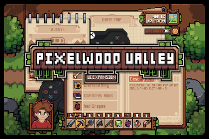 Pixelwood Valley UI Expansion | 16x16 Asset Pack