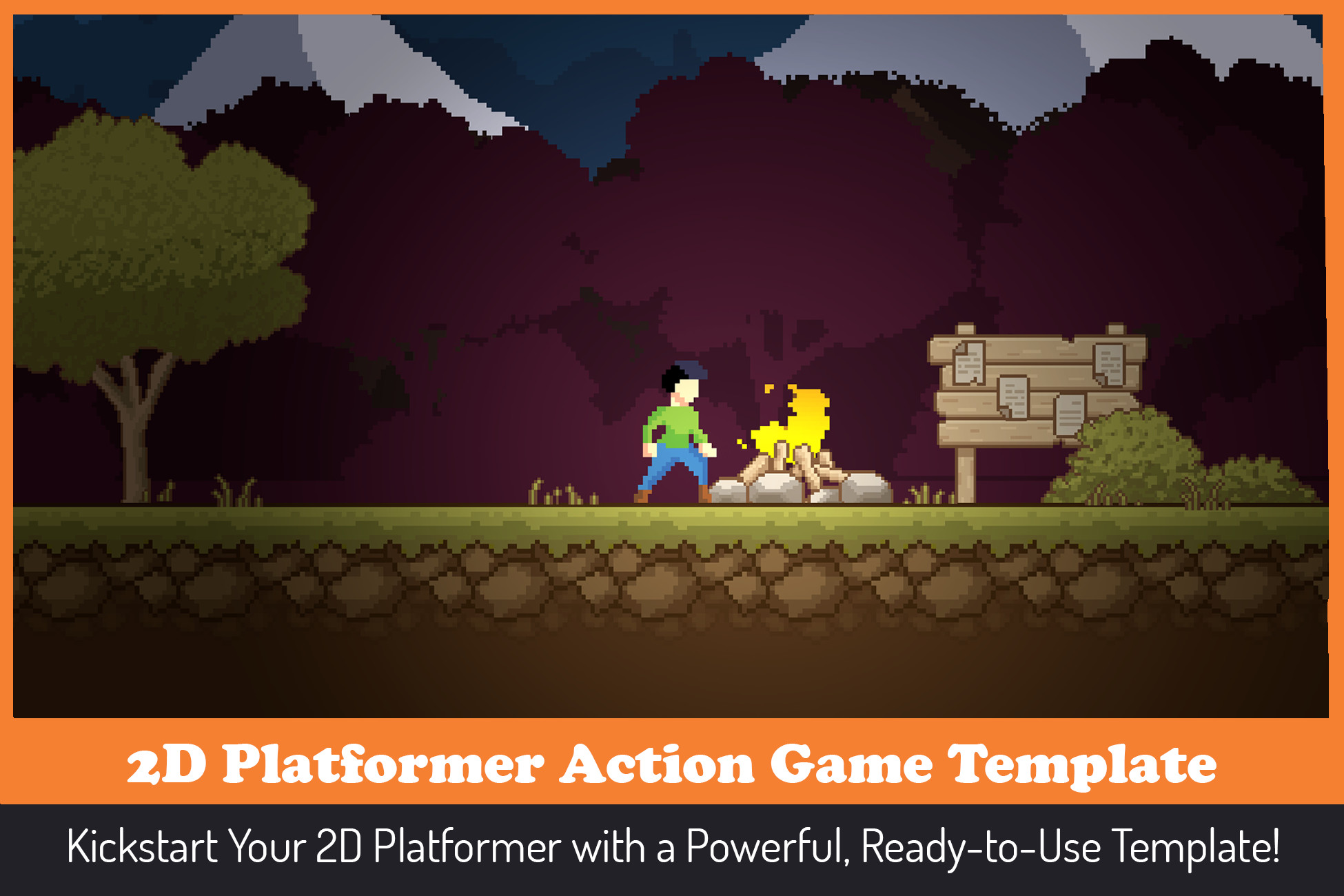 2D Platformer Action Game Template | Packs | Unity Asset Store