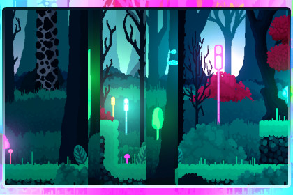 Fantasy Forest Pixel-Art