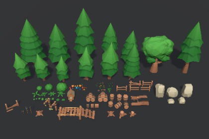 Low Poly Florest Pack