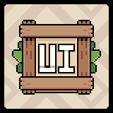 Pixel Vault UI Series | Wood UI V1 + Vault Font