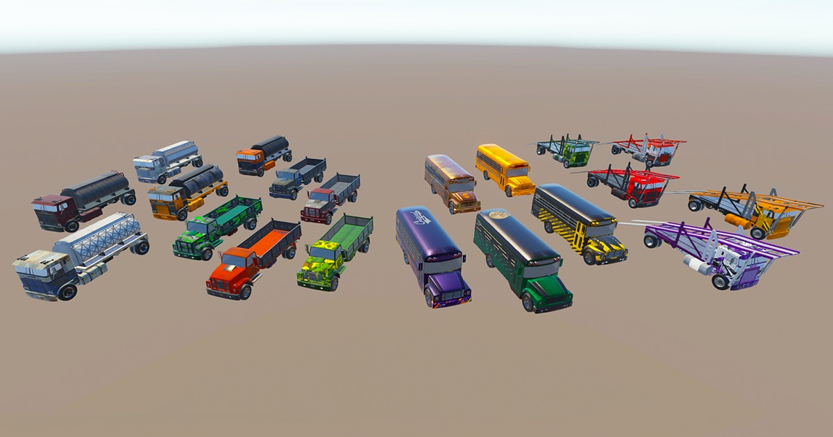 Heavy Vehicles Pack | 3D Vehicles | Unity Asset Store