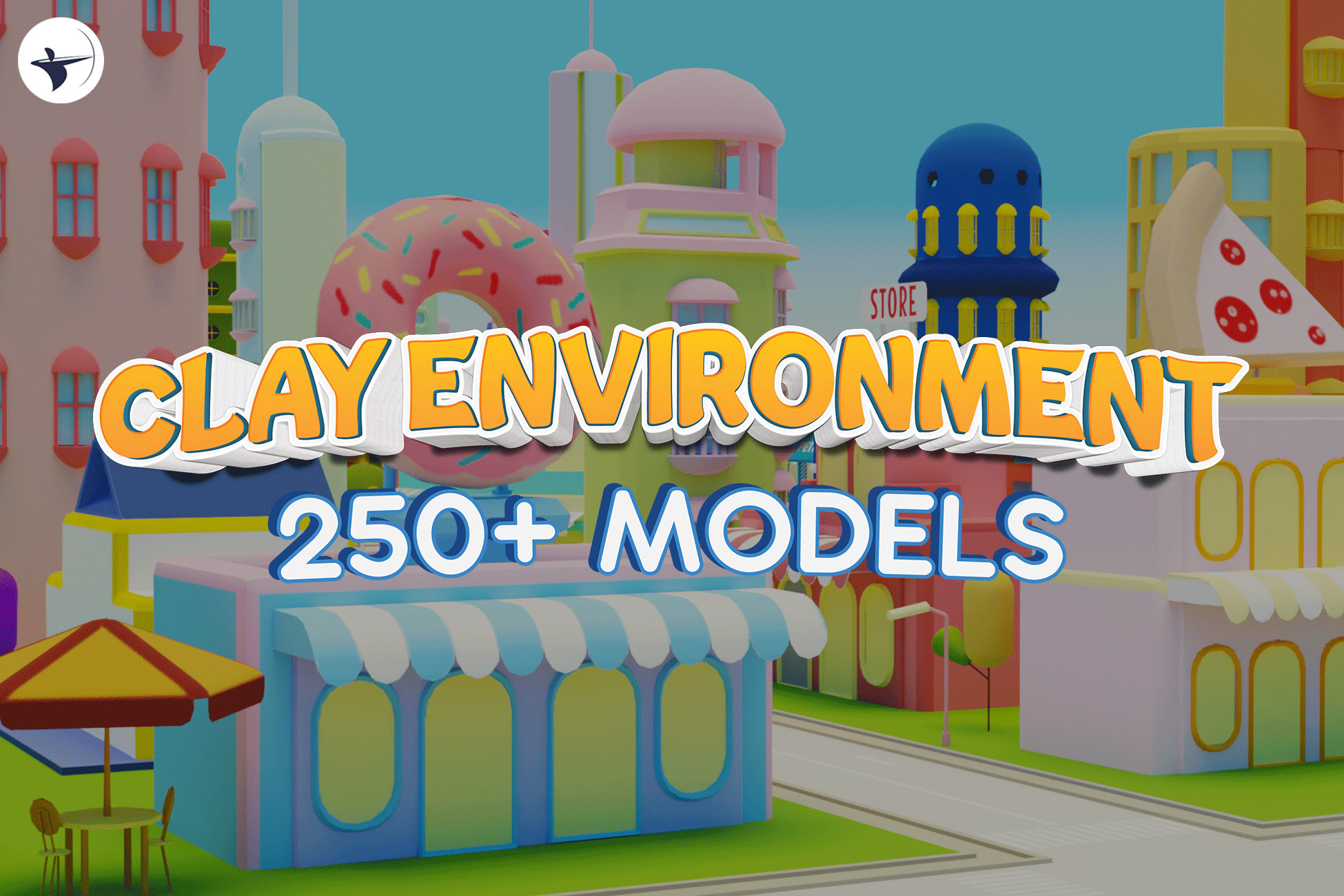 Clay City: Stylized Environment Pack (Built-in + URP + HDRP)