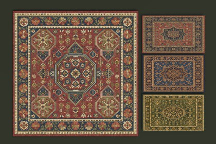 Medieval Oriental Carpet Pack