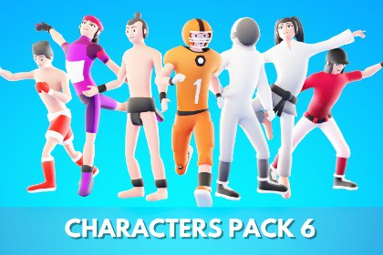 Casual Characters Pack 6 by IGS