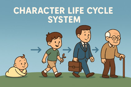Character Life Cycle System