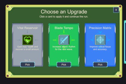 Pixel Art Rogue Lite UI