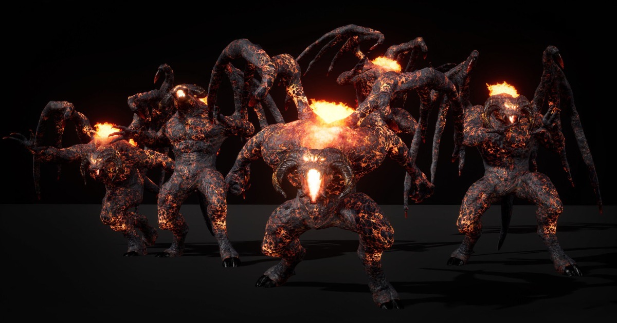 Hell guard demon | 3D Creatures | Unity Asset Store