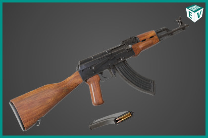 Light Machine Gun 10 Wood URP HDRP Texture