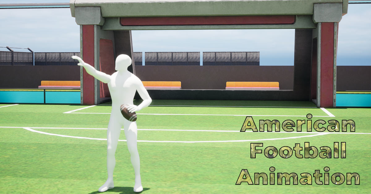 American Football Animation | 3D アニメーション | Unity Asset Store