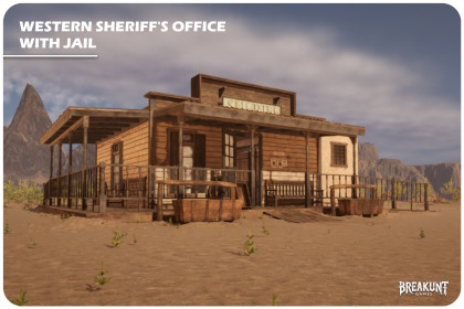 Western Sheriff's Office with Jail - Modular Environment