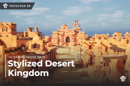 Stylized Desert Kingdom – Medieval City Environment