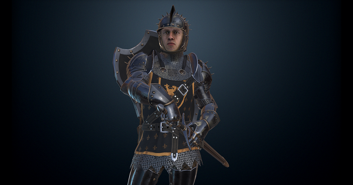 DarkKnight warrior | 3D Characters | Unity Asset Store