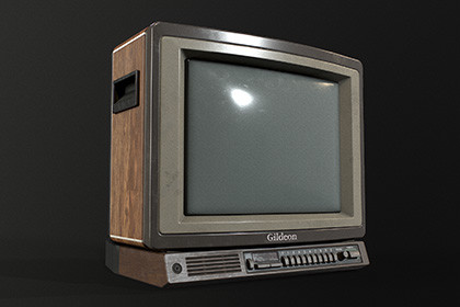 Retro TV Wooden case