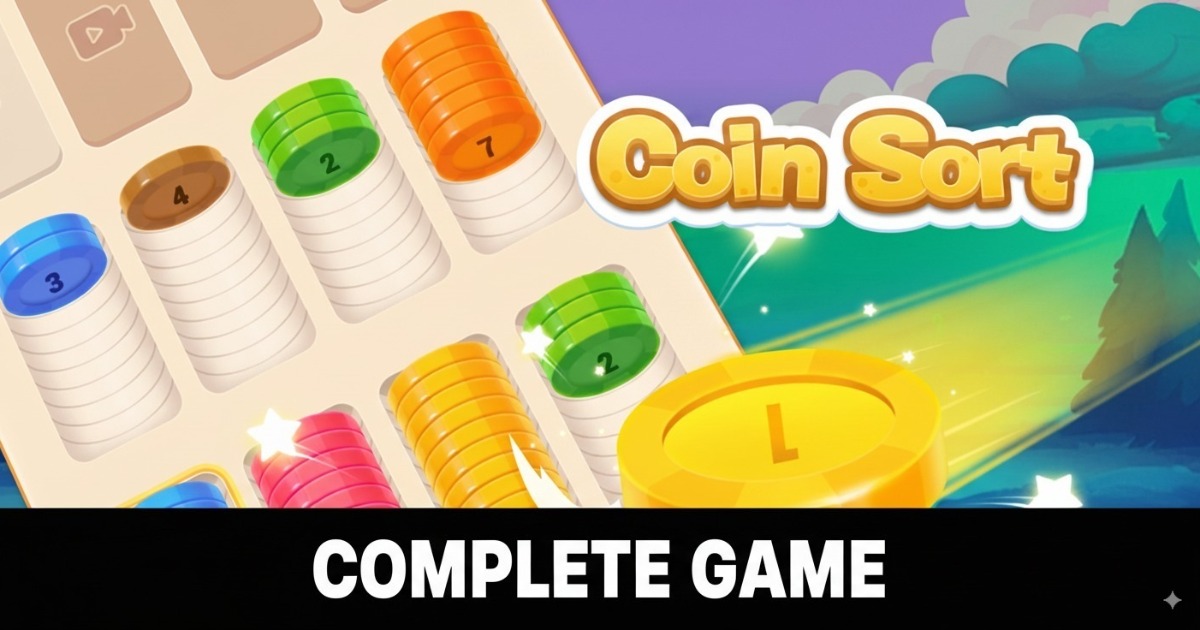 Coin Merge Sort Kit – Hyper Casual Sorting Template | Packs | Unity ...