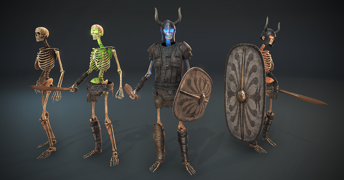 Unity Rigged Skeleton Skeletons | Characters | Unity Asset Store