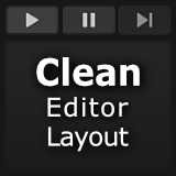 Clean Editor Layout for Unity