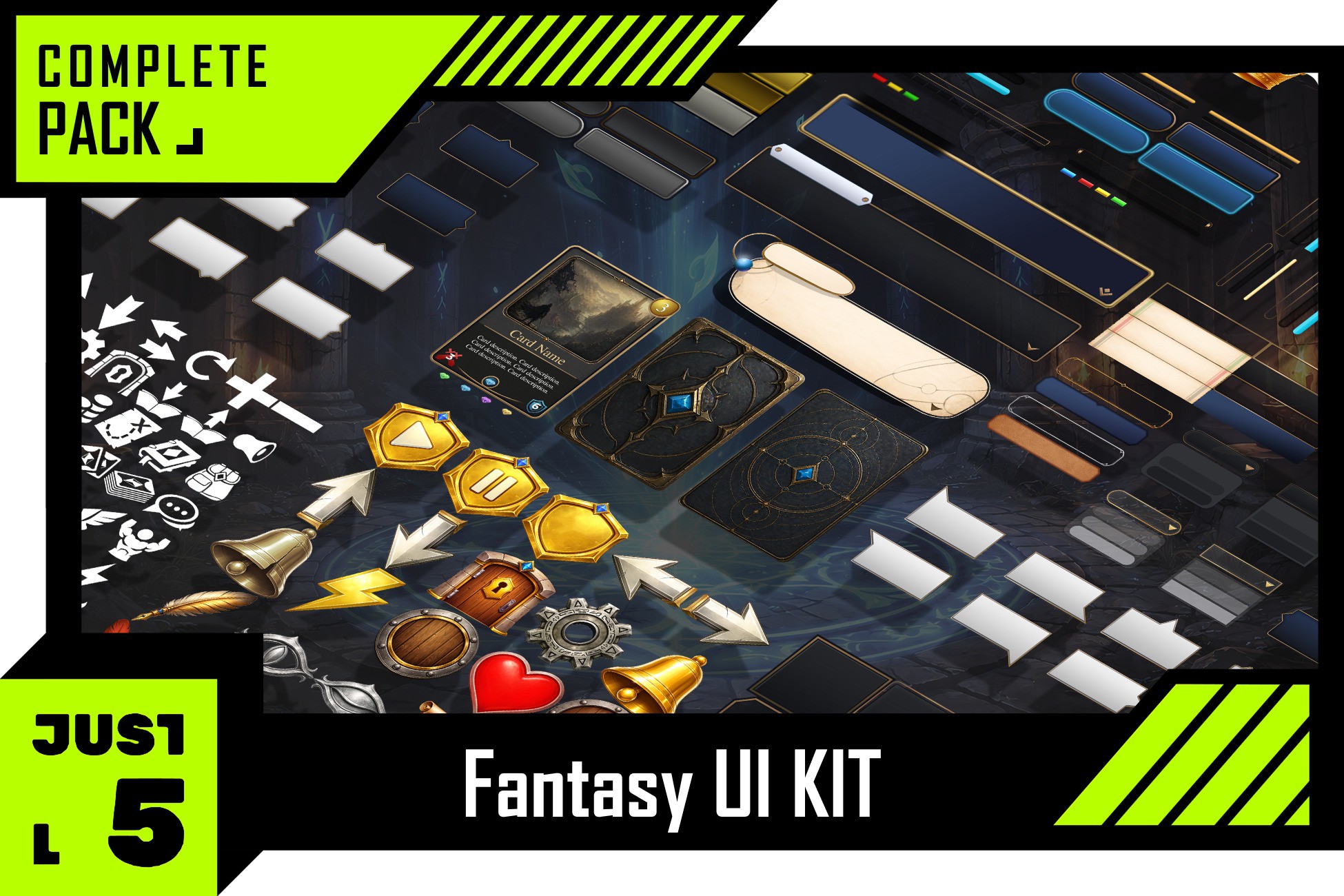 2d Rpg Ui Fantasy RPG - Ultimate User Interface | 2D GUI | Unity Asset Store