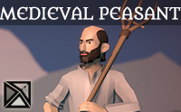 Lowpoly Medieval Peasants - Free - LOW POLY MEDIEVAL FANTASY SERIES