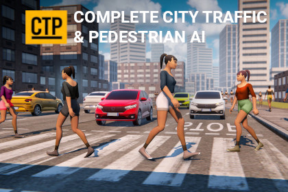 Complete City Traffic & Pedestrian System