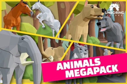 LOW POLY ANIMALS MEGAPACK BUNDLE - Animated