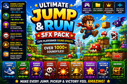 Ultimate Jump & Run SFX Pack