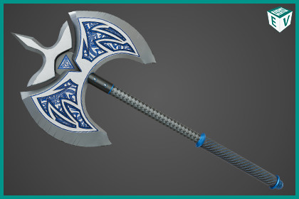 Battle Axe 04 URP HDRP Textures