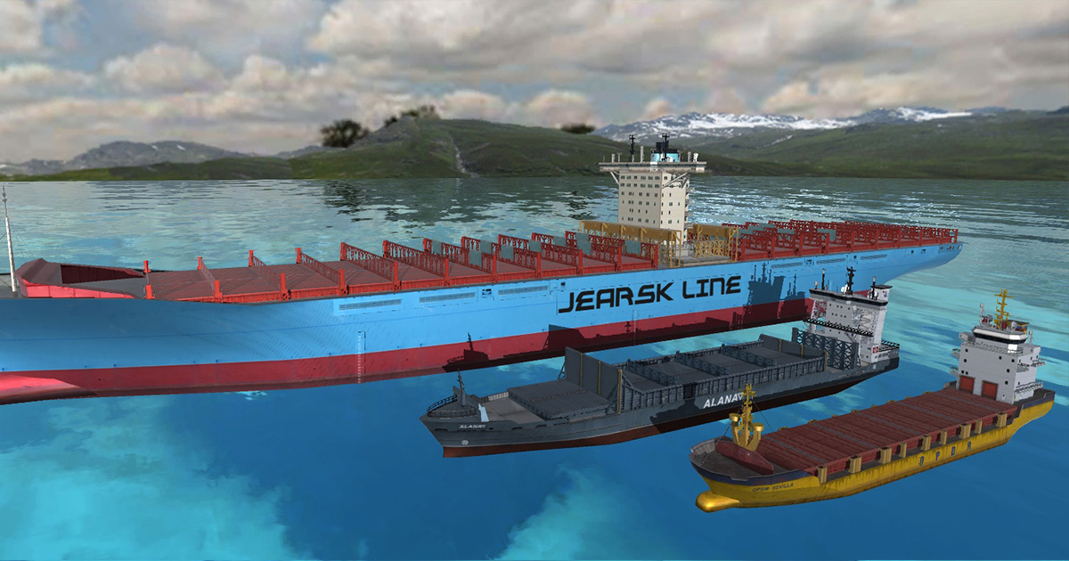 Container Ships (set 2) | 3D Sea | Unity Asset Store