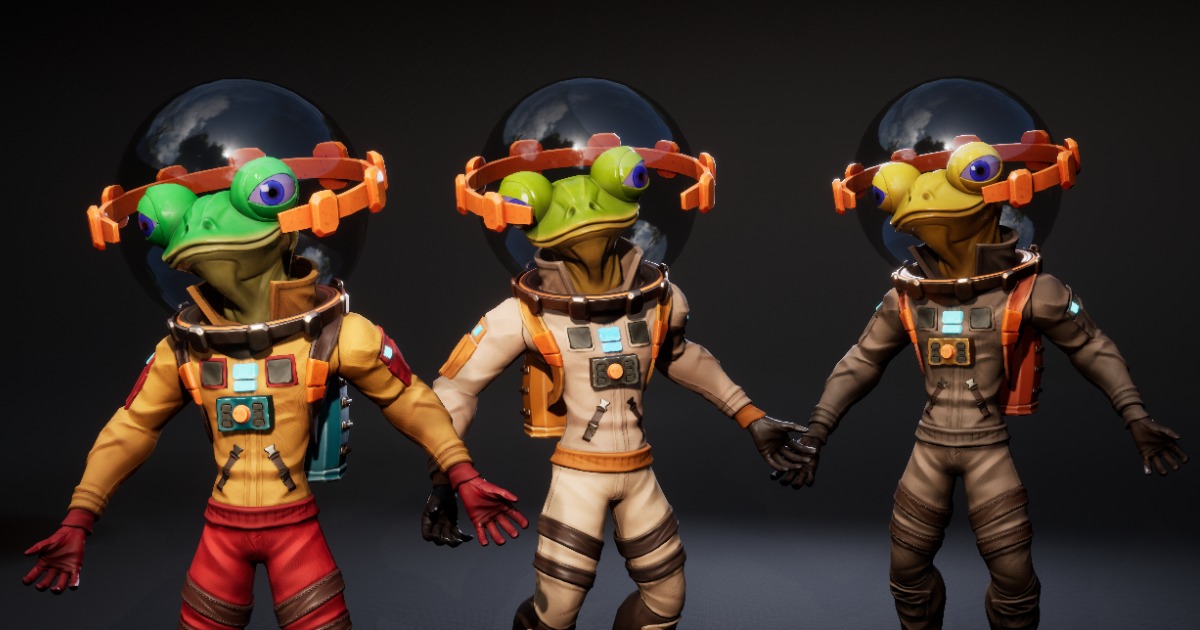 Frog Space Suit 01 | 3D Characters | Unity Asset Store