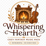 Whispering Hearth – Cozy Fantasy Piano & Folk Orchestra Music Pack
