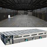 Old Abandoned Warehouse Interior And Exterior URP HDRP Textures